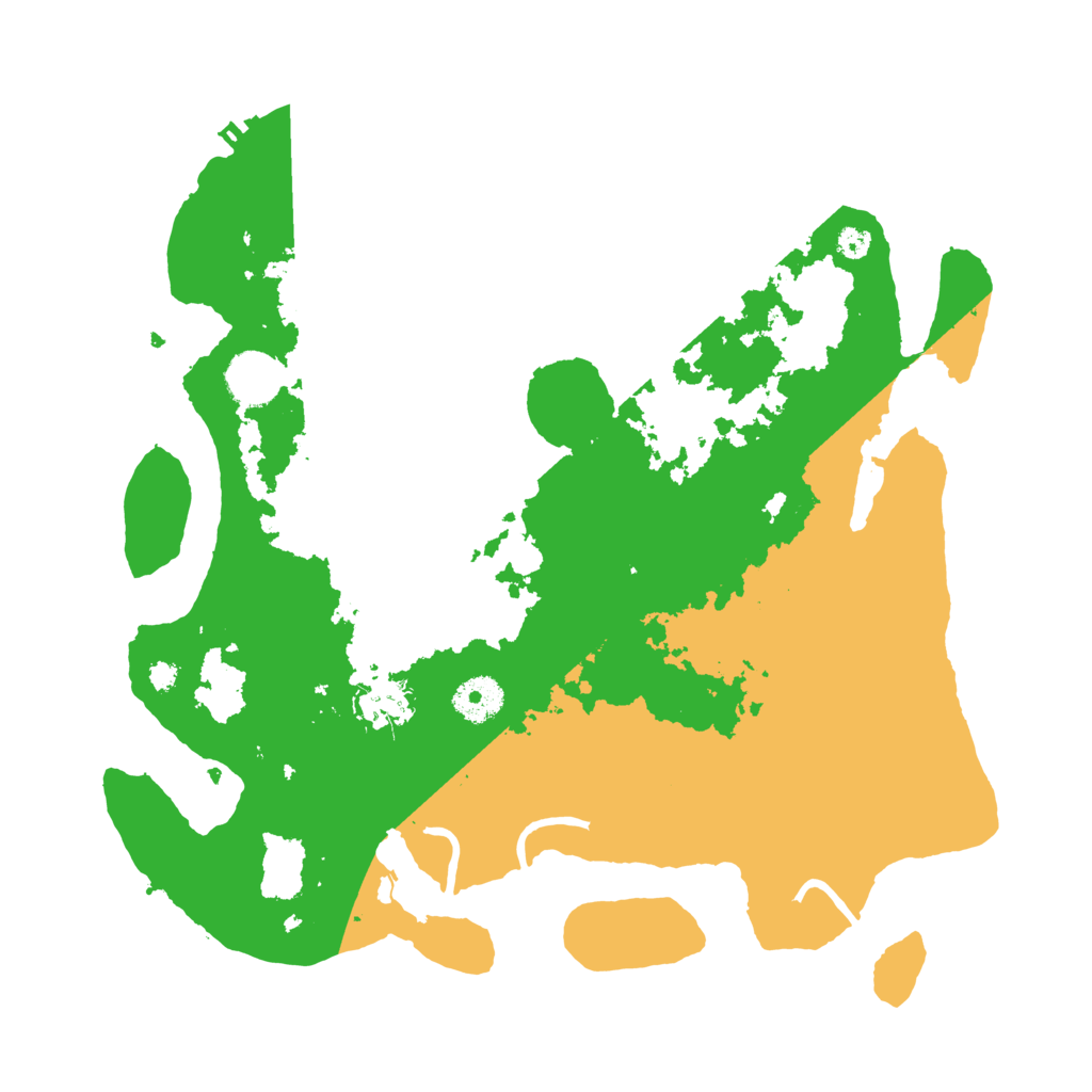 Biome Rust Map: Procedural Map, Size: 3500, Seed: 3484