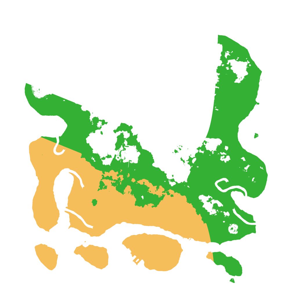 Biome Rust Map: Procedural Map, Size: 3000, Seed: 1276538410