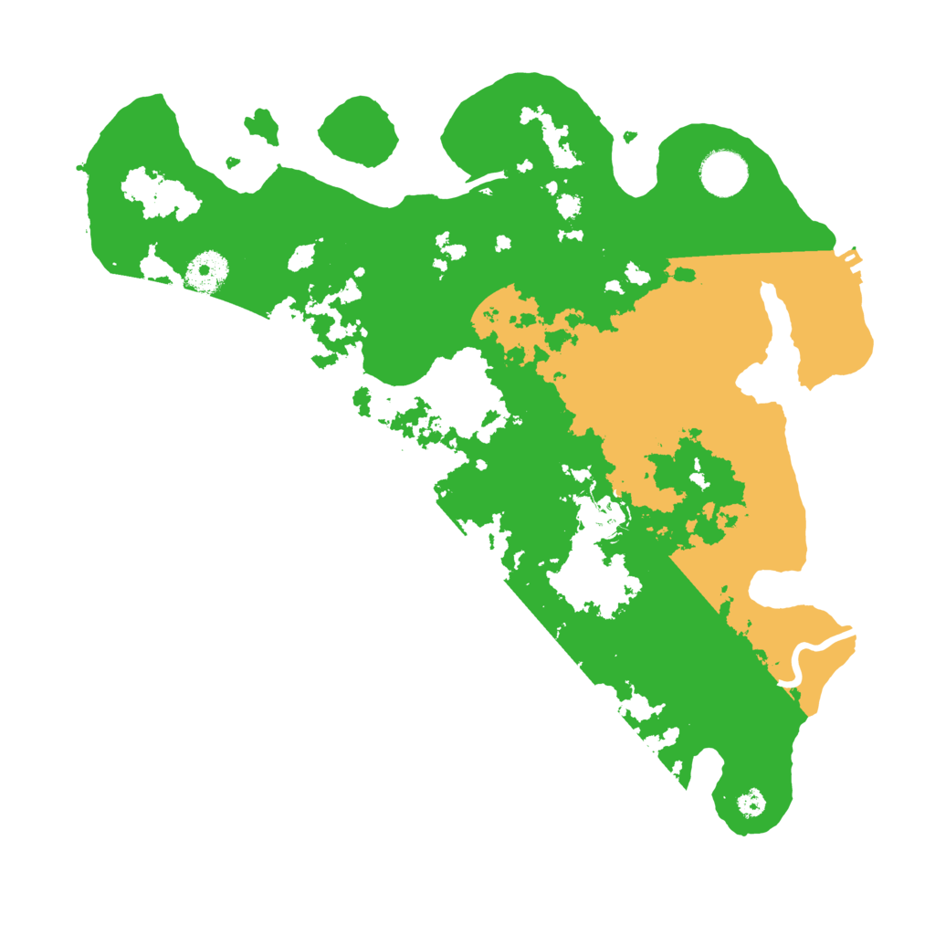 Biome Rust Map: Procedural Map, Size: 3500, Seed: 8714670