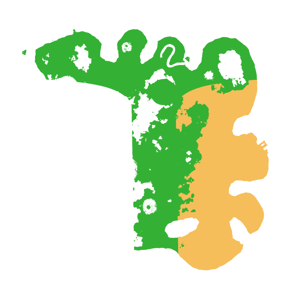 Biome Rust Map: Procedural Map, Size: 3000, Seed: 2438929