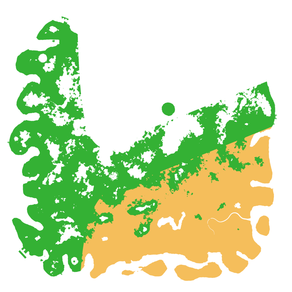 Biome Rust Map: Procedural Map, Size: 6000, Seed: 1034718832