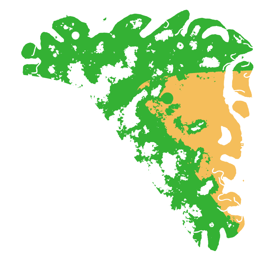 Biome Rust Map: Procedural Map, Size: 6000, Seed: 68537