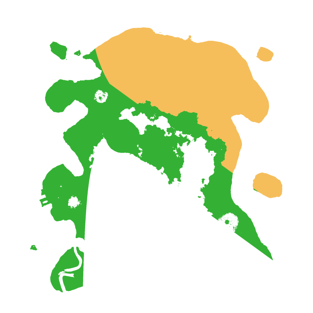 Biome Rust Map: Procedural Map, Size: 2500, Seed: 1724049779
