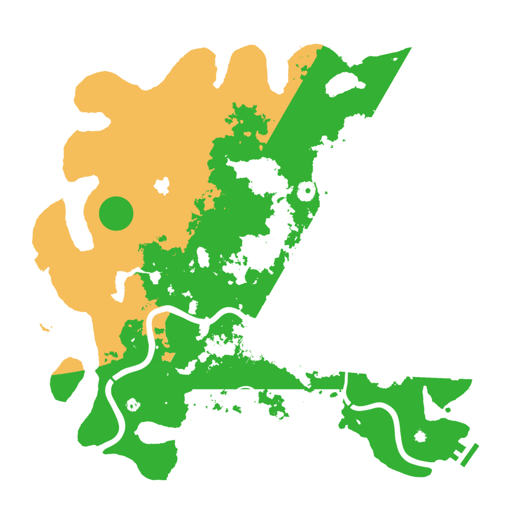 Biome Rust Map: Procedural Map, Size: 4000, Seed: 186457649