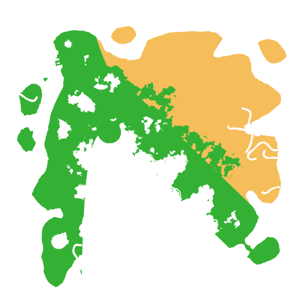 Biome Rust Map: Procedural Map, Size: 3700, Seed: 209821050