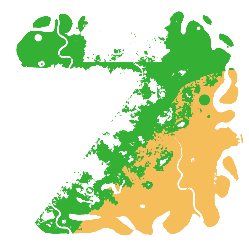 Biome Rust Map: Procedural Map, Size: 6000, Seed: 1212519987