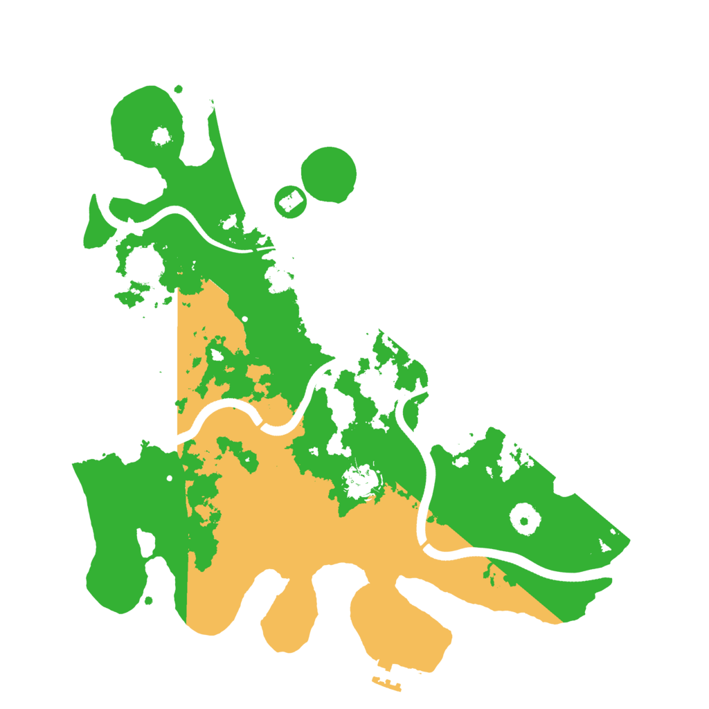 Biome Rust Map: Procedural Map, Size: 3500, Seed: 1192712454