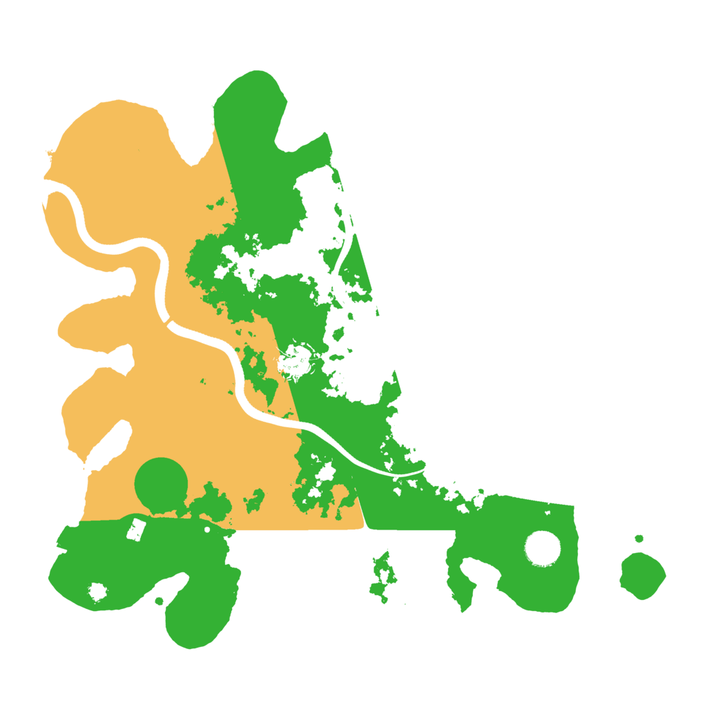 Biome Rust Map: Procedural Map, Size: 3500, Seed: 1016083281