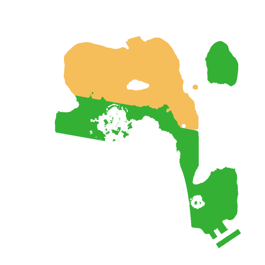 Biome Rust Map: Procedural Map, Size: 2000, Seed: 1897