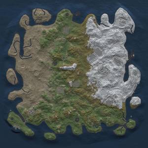 Thumbnail Rust Map: Procedural Map, Size: 4800, Seed: 1513897, 20 Monuments