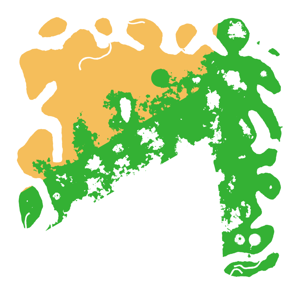 Biome Rust Map: Procedural Map, Size: 4500, Seed: 1295827