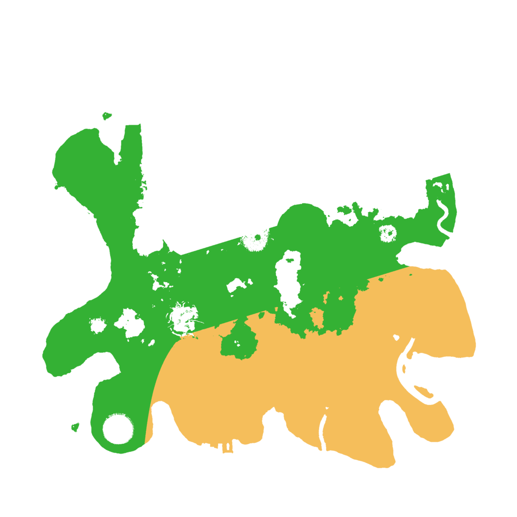 Biome Rust Map: Procedural Map, Size: 3000, Seed: 5848