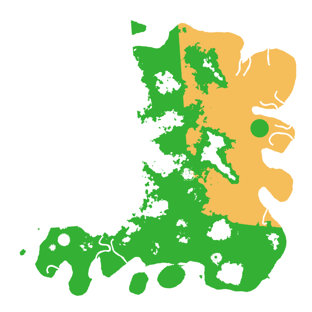 Biome Rust Map: Procedural Map, Size: 4500, Seed: 158538629