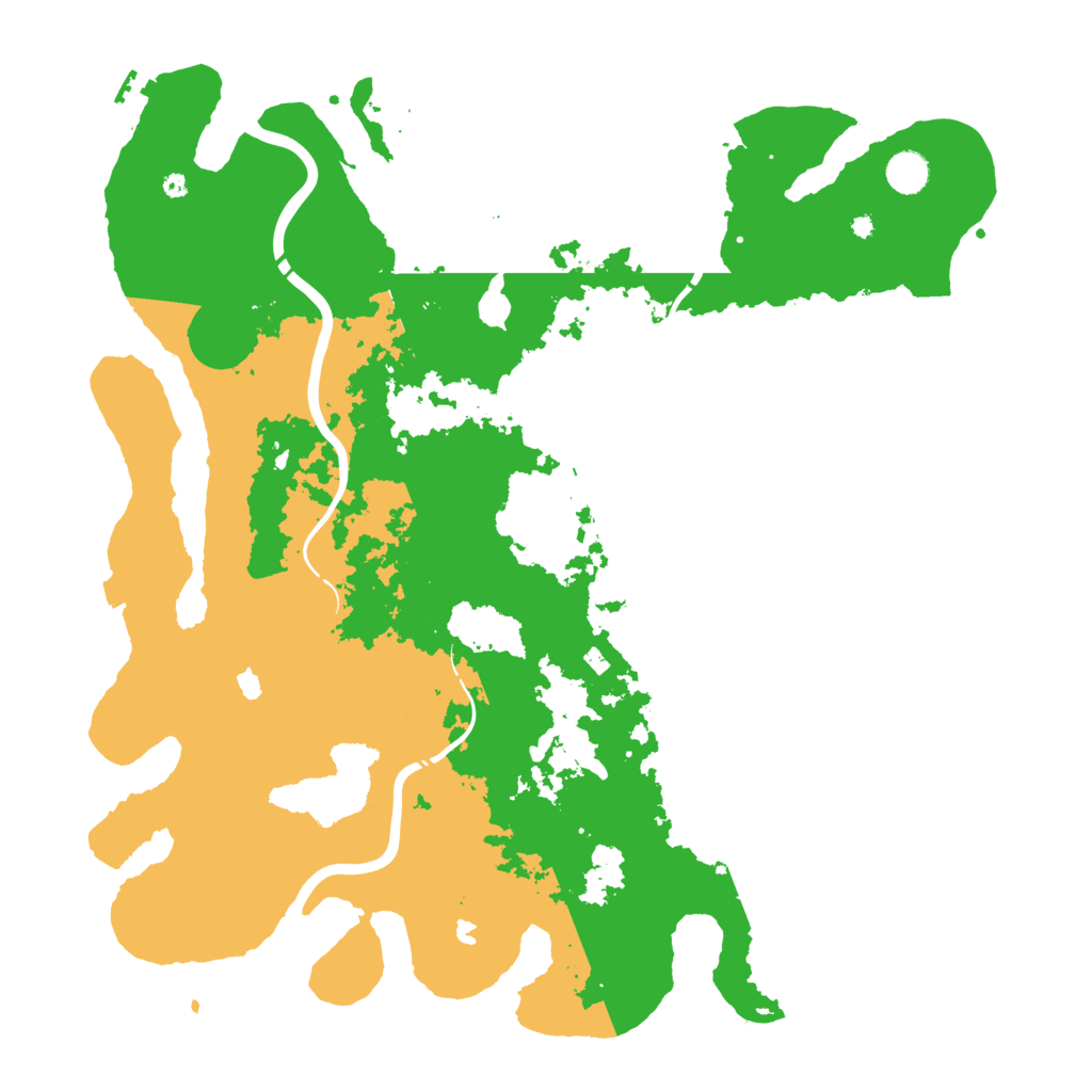 Biome Rust Map: Procedural Map, Size: 4500, Seed: 1322905