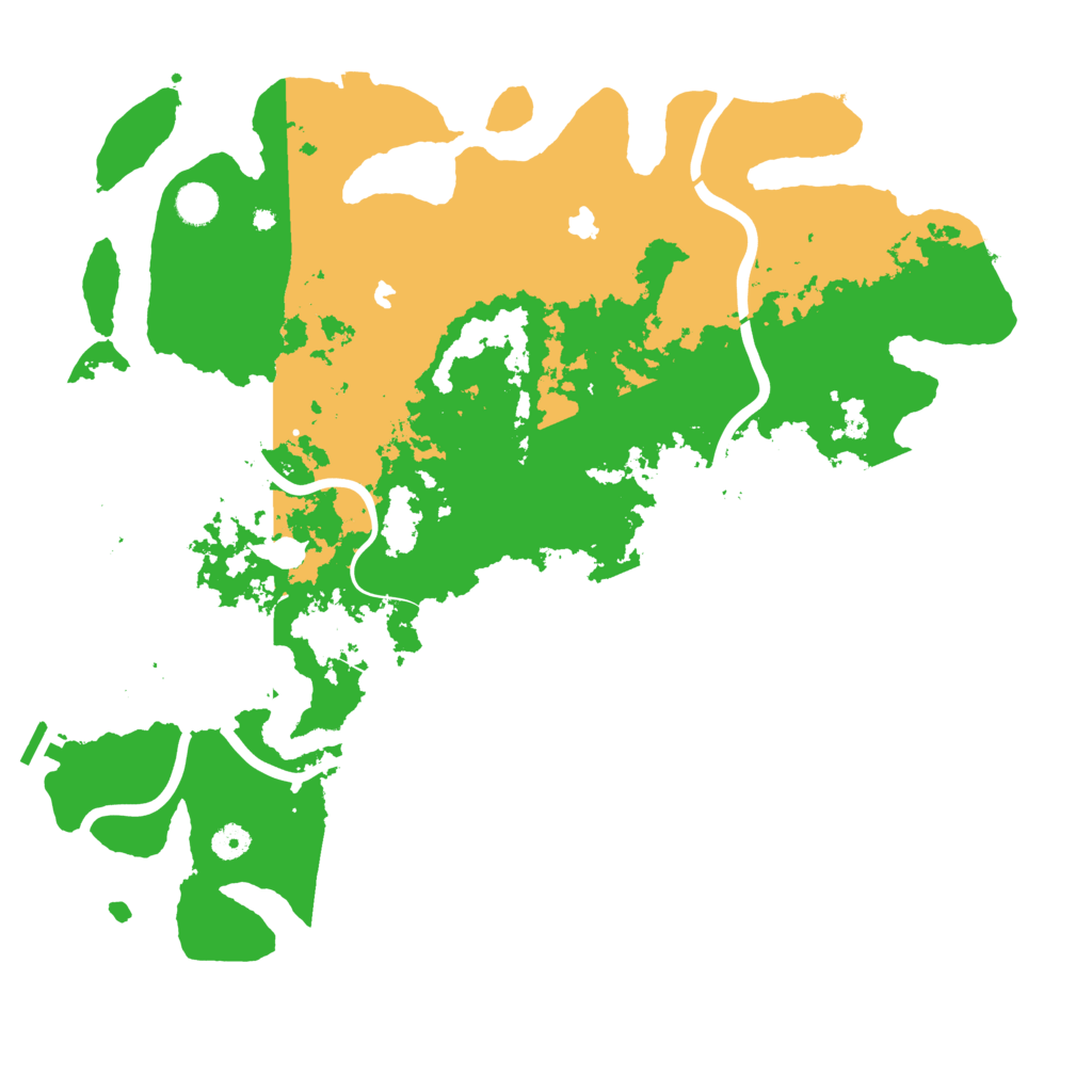 Biome Rust Map: Procedural Map, Size: 4500, Seed: 5530232