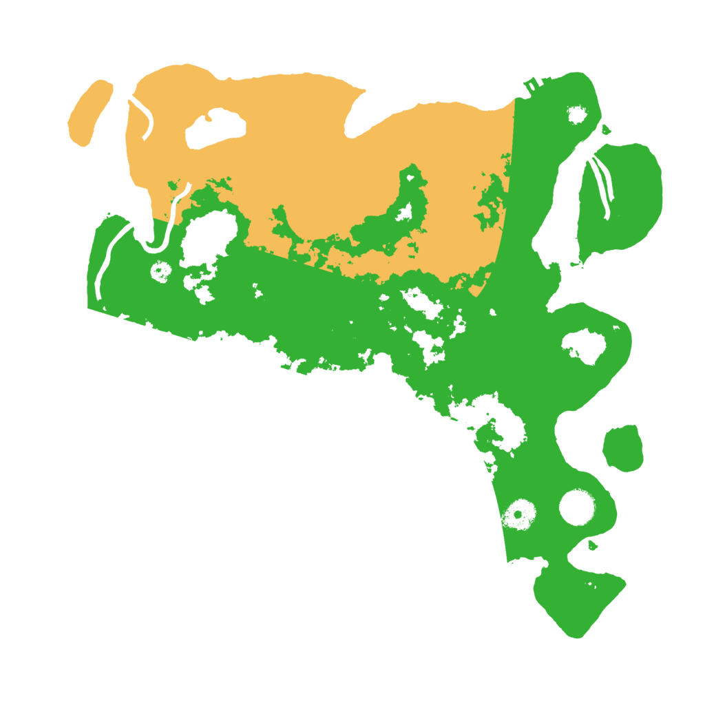 Biome Rust Map: Procedural Map, Size: 3500, Seed: 1233240267