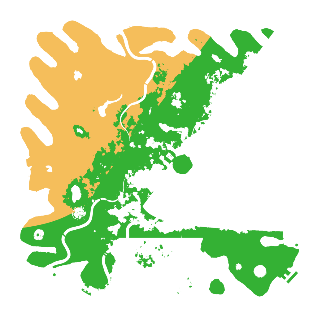 Biome Rust Map: Procedural Map, Size: 4500, Seed: 210565