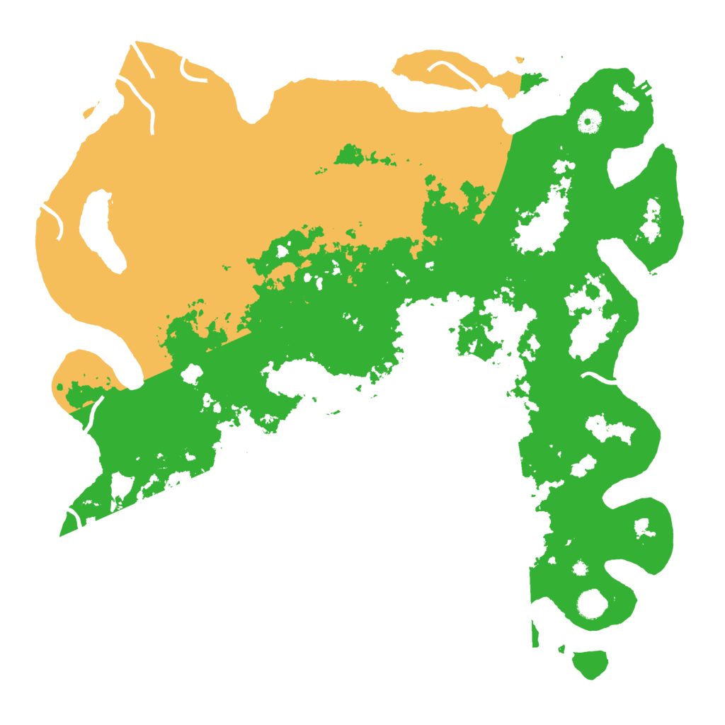 Biome Rust Map: Procedural Map, Size: 4500, Seed: 711025