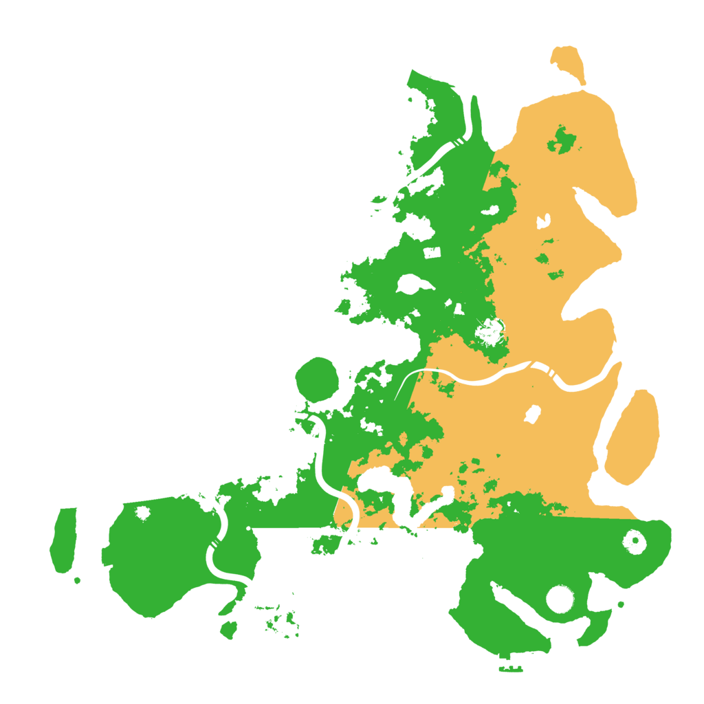 Biome Rust Map: Procedural Map, Size: 4500, Seed: 6164016