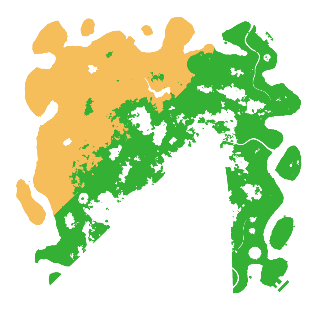 Biome Rust Map: Procedural Map, Size: 4500, Seed: 2471508