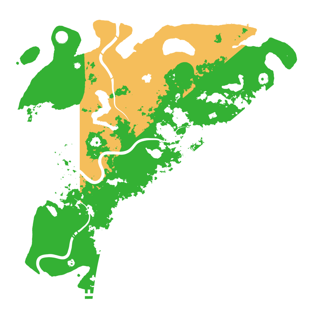 Biome Rust Map: Procedural Map, Size: 4500, Seed: 873012