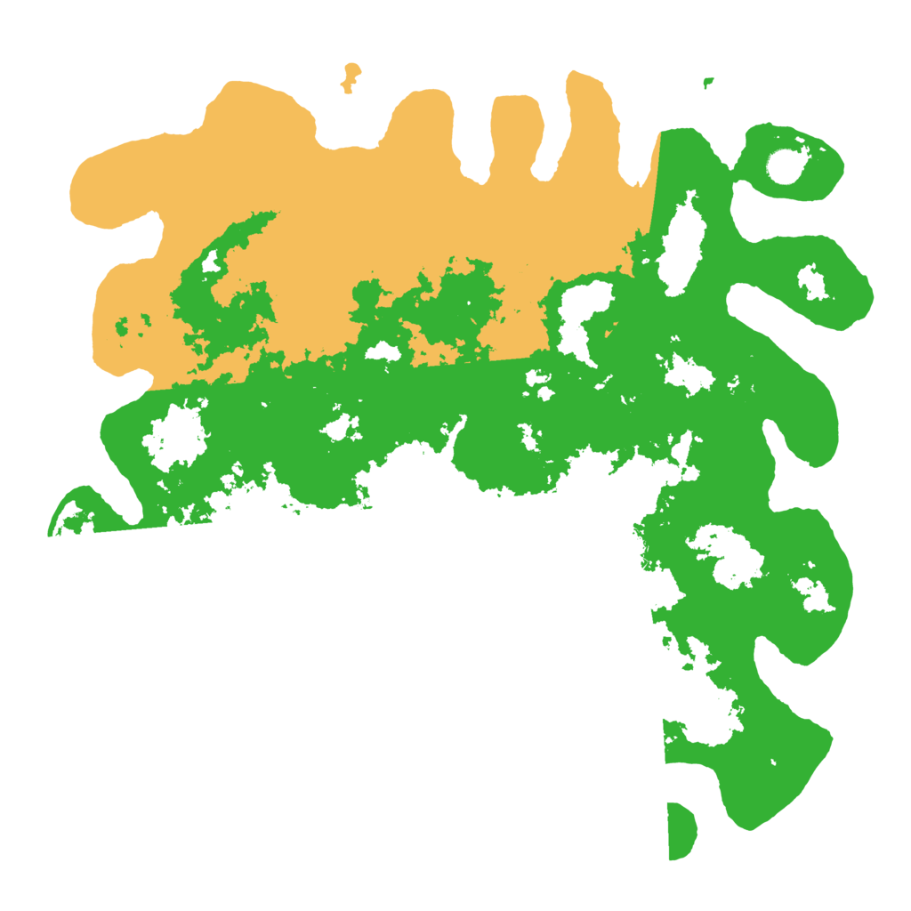 Biome Rust Map: Barren, Size: 4500, Seed: 474316