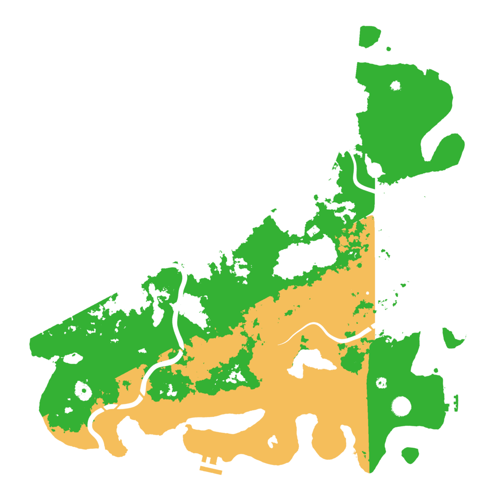Biome Rust Map: Procedural Map, Size: 4500, Seed: 1623390