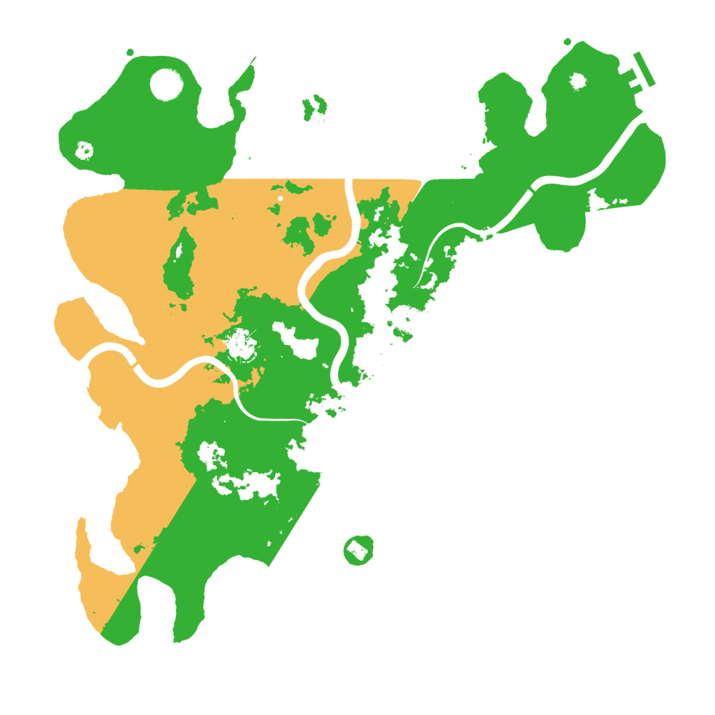 Biome Rust Map: Procedural Map, Size: 3950, Seed: 331141405