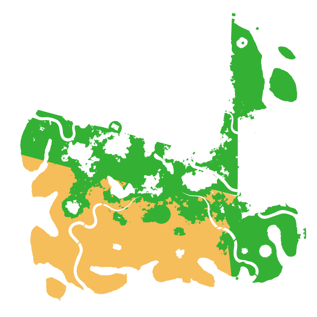 Biome Rust Map: Procedural Map, Size: 4500, Seed: 1649716