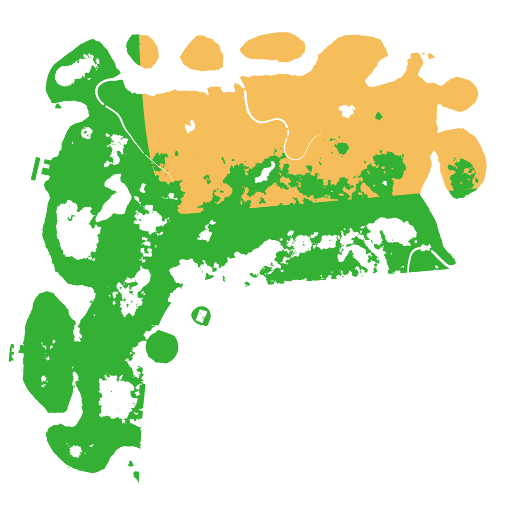 Biome Rust Map: Procedural Map, Size: 4500, Seed: 2553879
