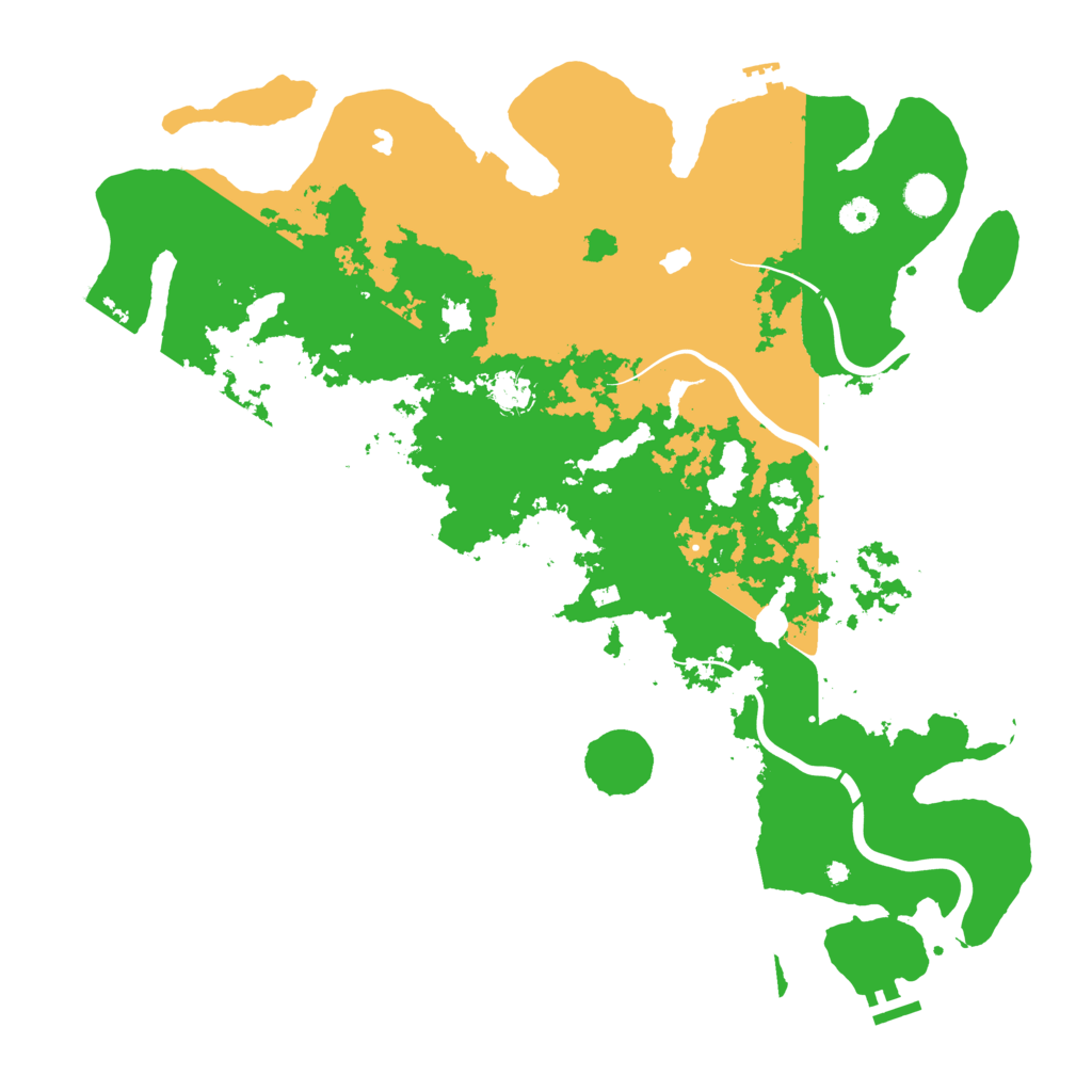 Biome Rust Map: Procedural Map, Size: 4500, Seed: 796658