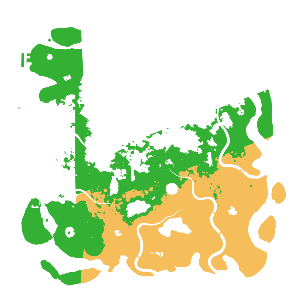 Biome Rust Map: Procedural Map, Size: 4500, Seed: 4438233
