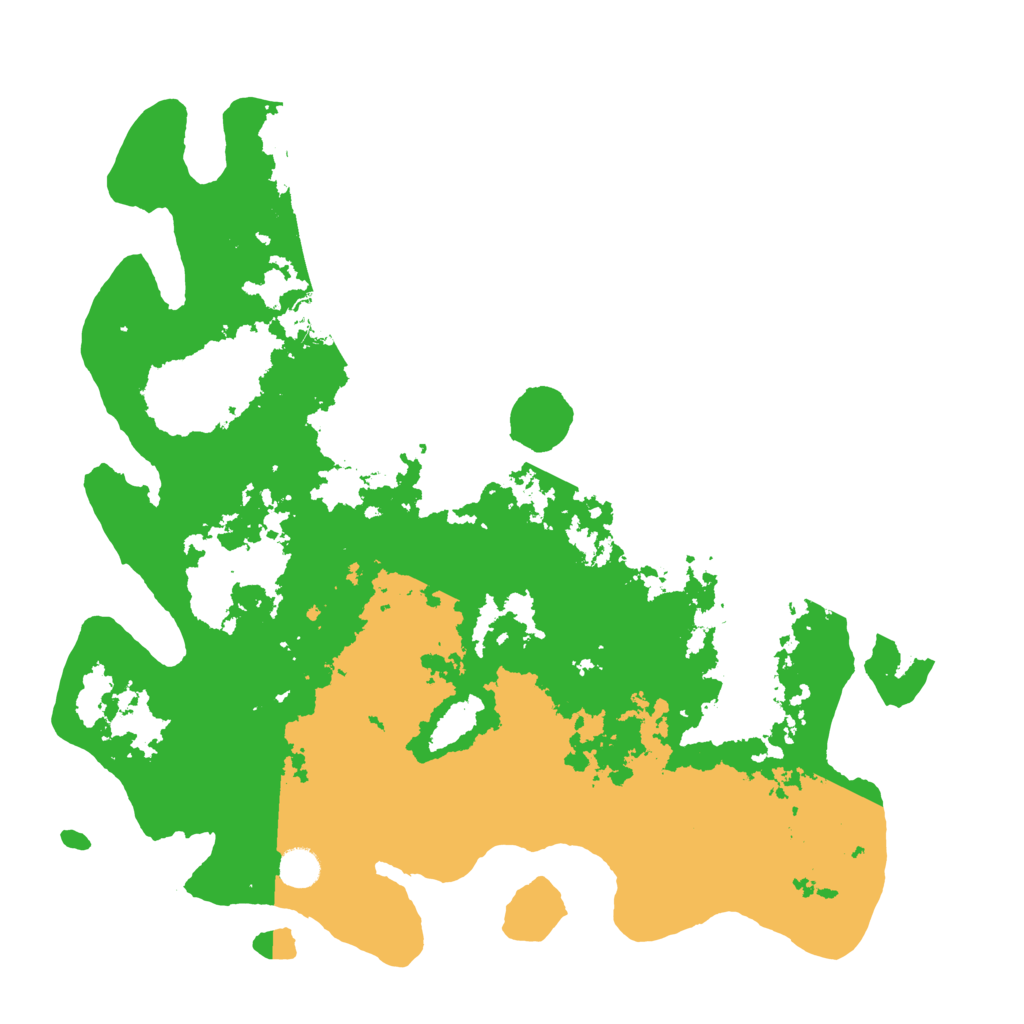 Biome Rust Map: Barren, Size: 4500, Seed: 845756