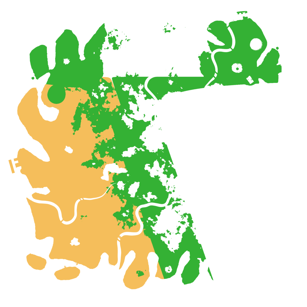 Biome Rust Map: Procedural Map, Size: 4500, Seed: 5094033