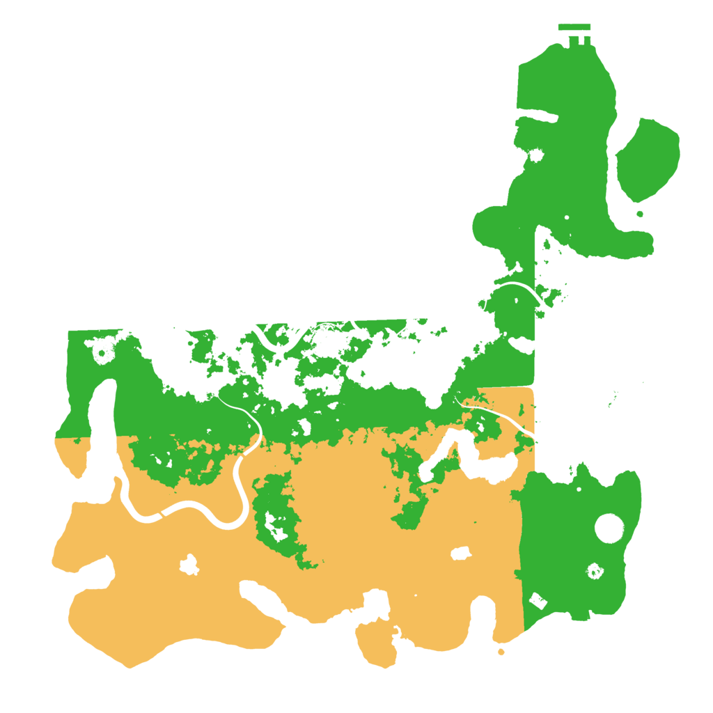 Biome Rust Map: Procedural Map, Size: 4500, Seed: 2515712