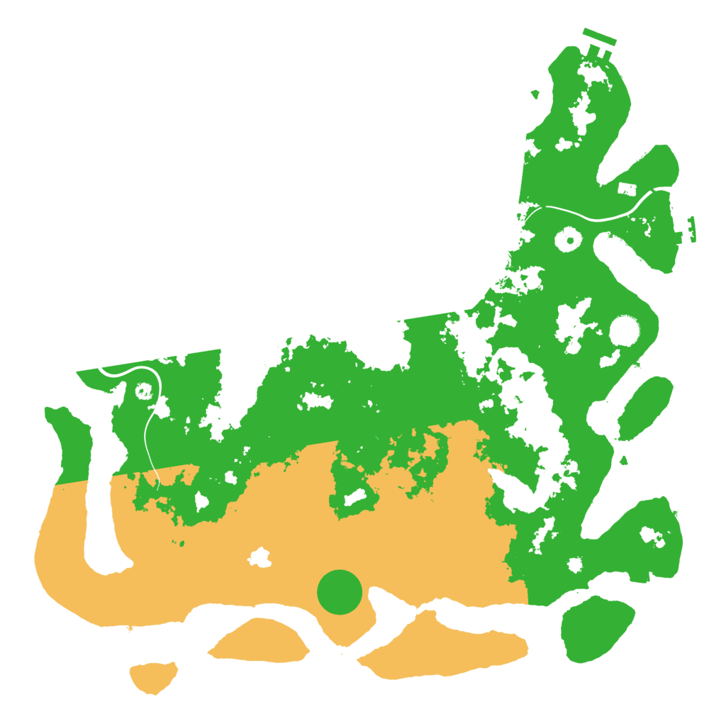 Biome Rust Map: Procedural Map, Size: 4250, Seed: 6184503
