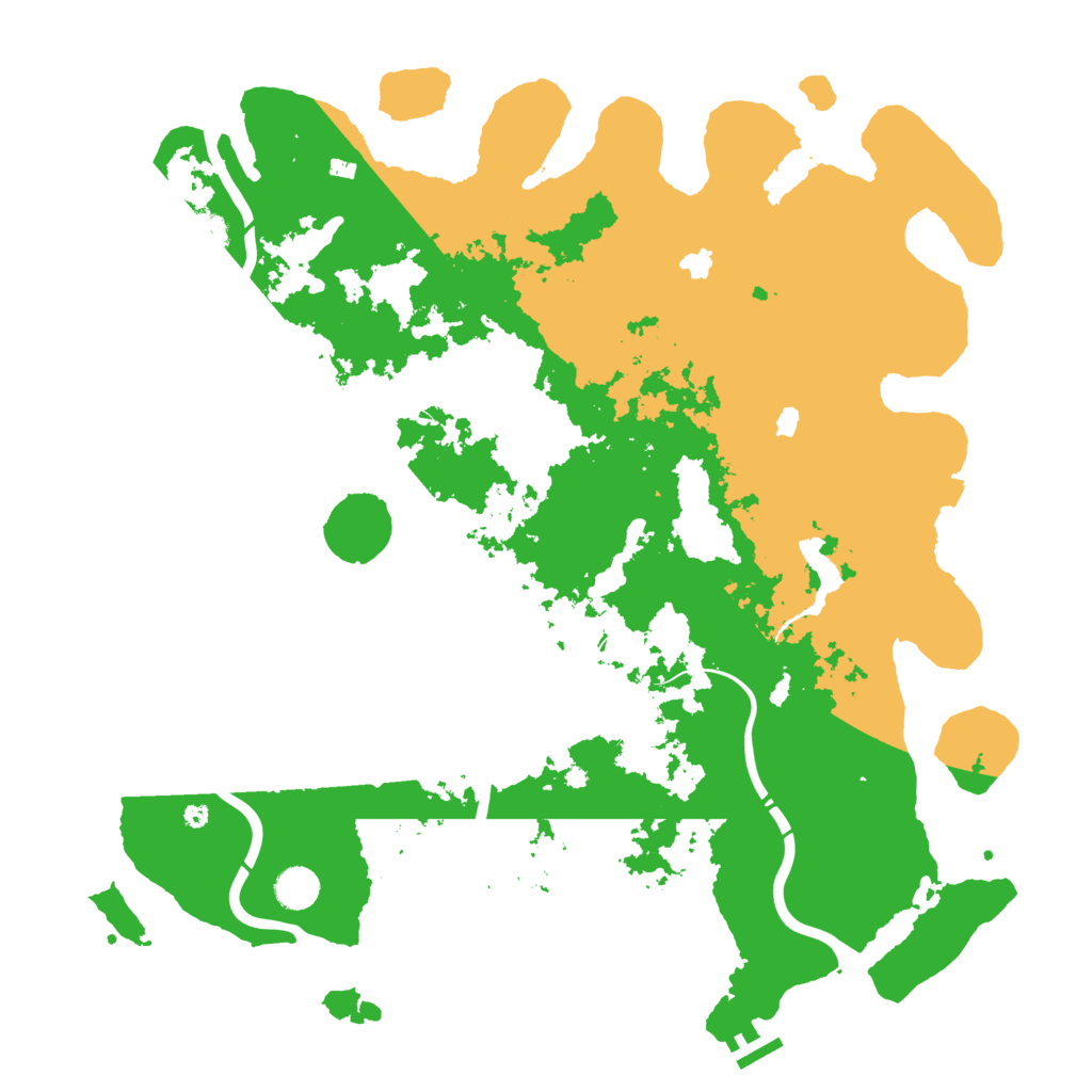 Biome Rust Map: Procedural Map, Size: 4500, Seed: 1758447