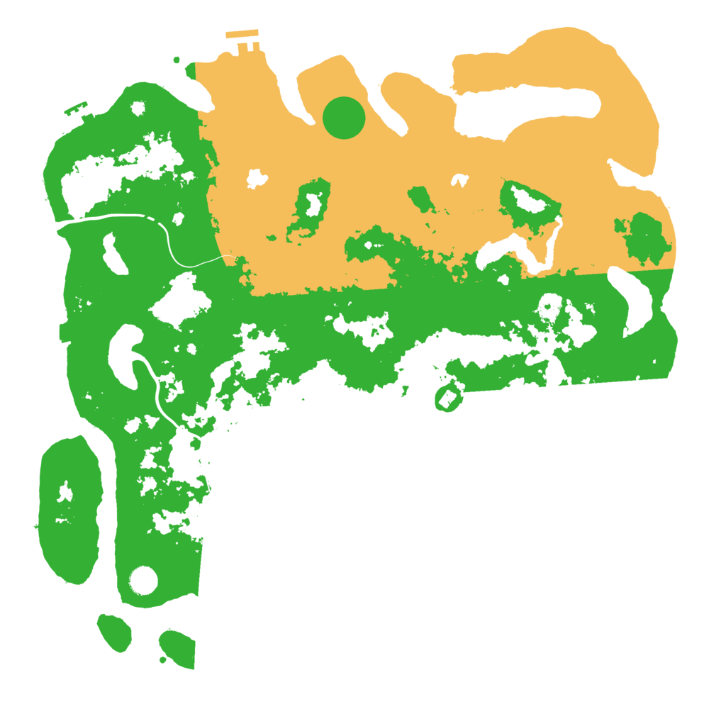 Biome Rust Map: Procedural Map, Size: 4500, Seed: 1800644