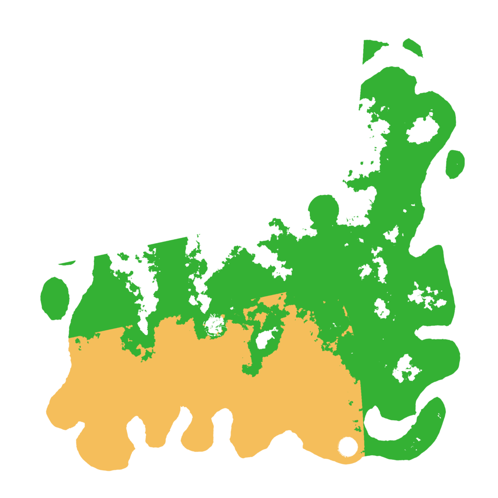 Biome Rust Map: Barren, Size: 4500, Seed: 1442534