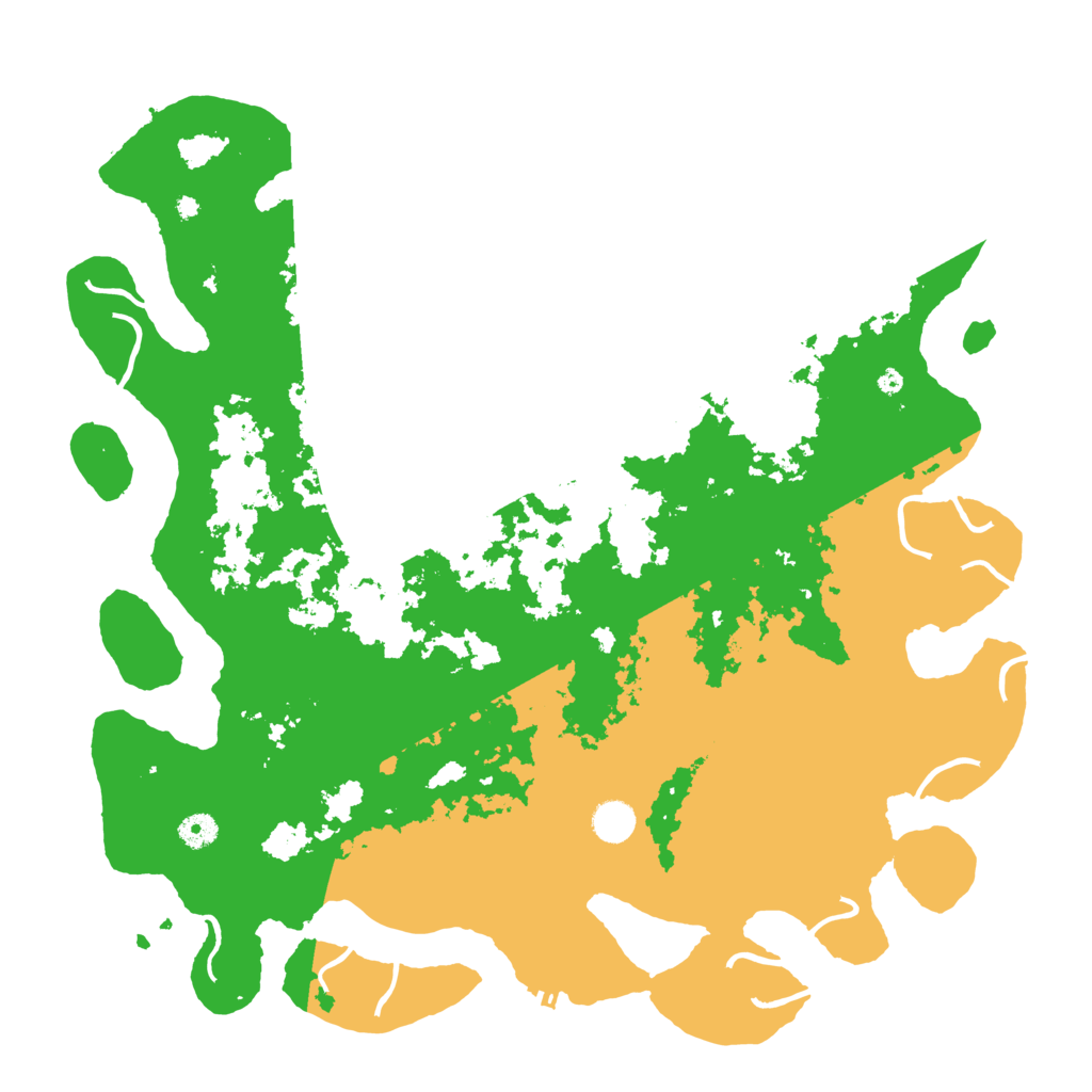 Biome Rust Map: Procedural Map, Size: 4500, Seed: 4014095