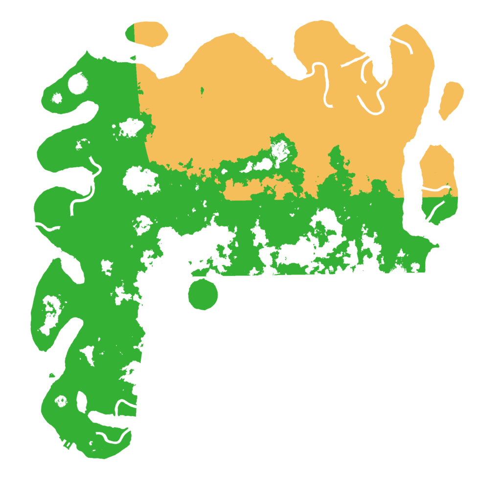 Biome Rust Map: Procedural Map, Size: 4500, Seed: 5746067