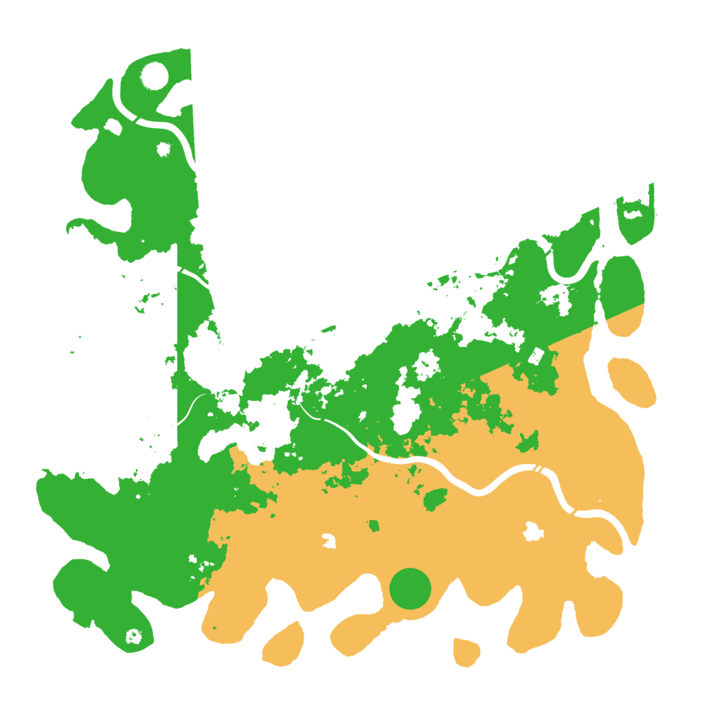Biome Rust Map: Procedural Map, Size: 4500, Seed: 1993525