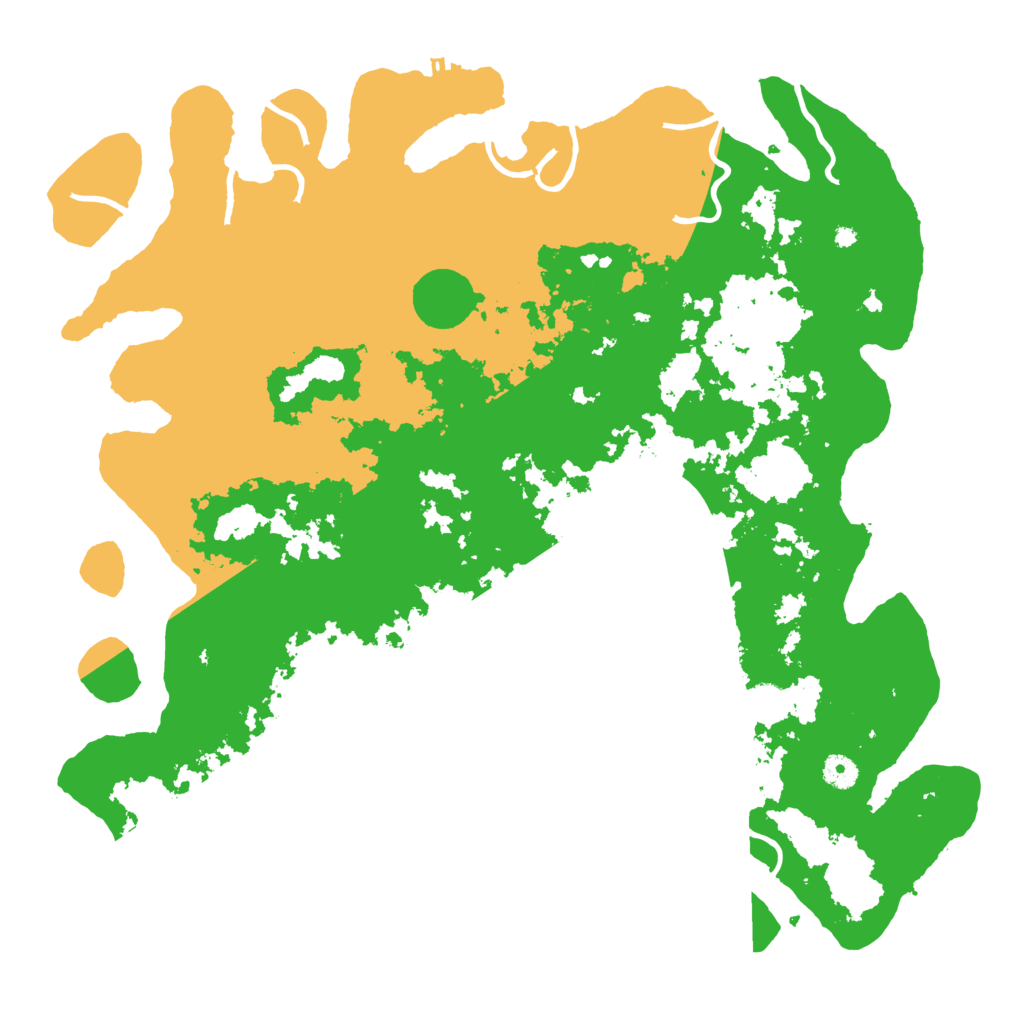 Biome Rust Map: Procedural Map, Size: 4500, Seed: 168868