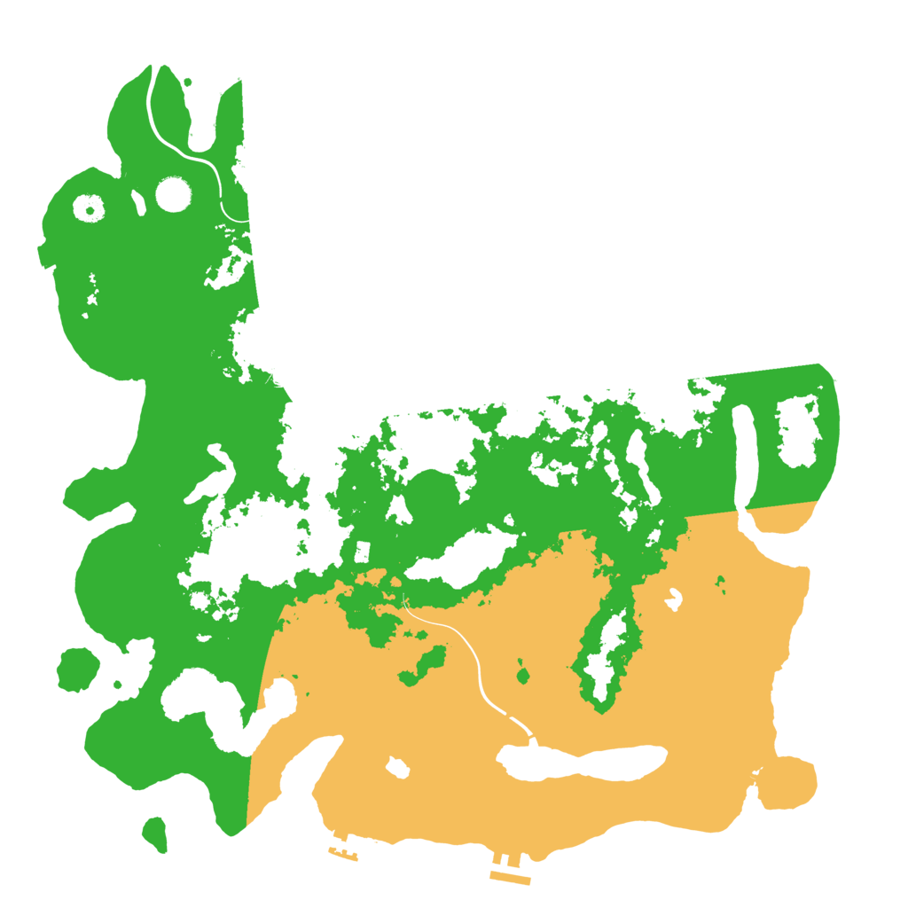 Biome Rust Map: Procedural Map, Size: 4500, Seed: 3267457