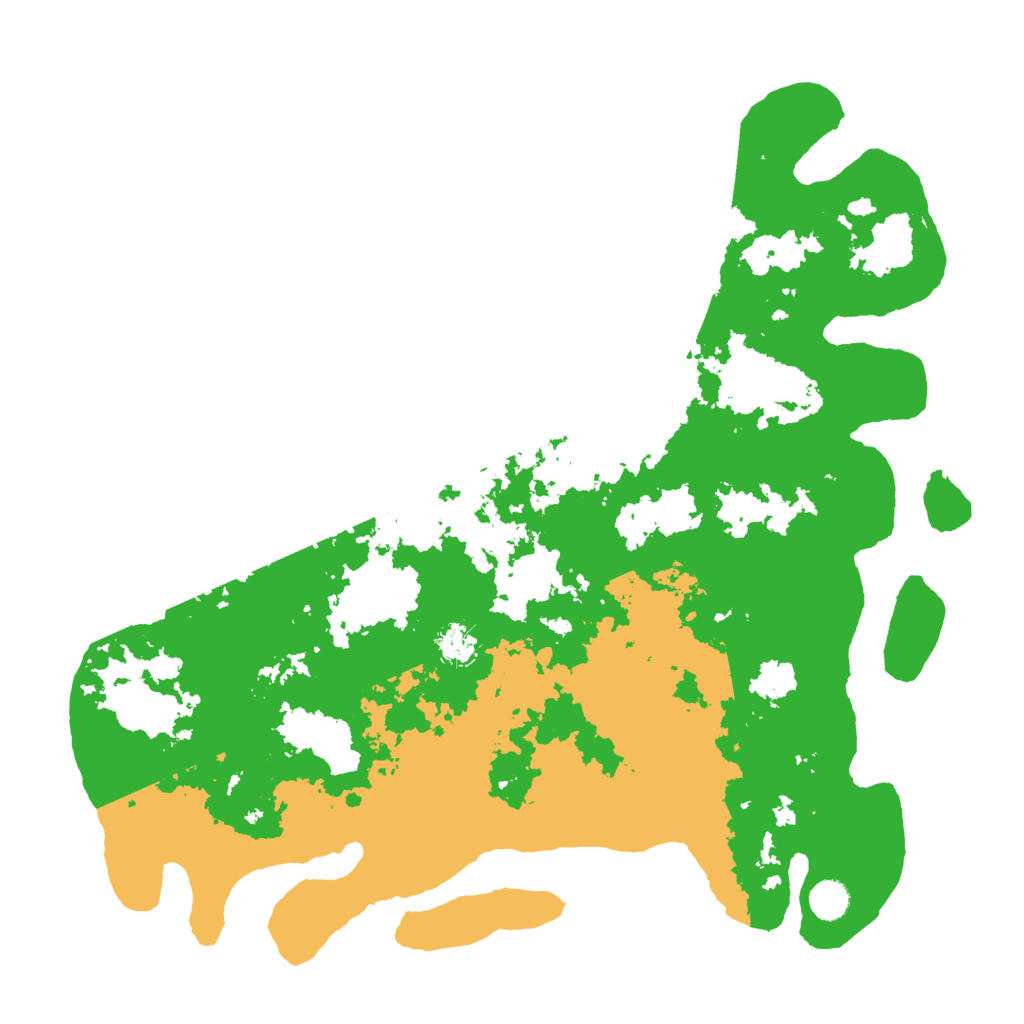 Biome Rust Map: Barren, Size: 4500, Seed: 6176362