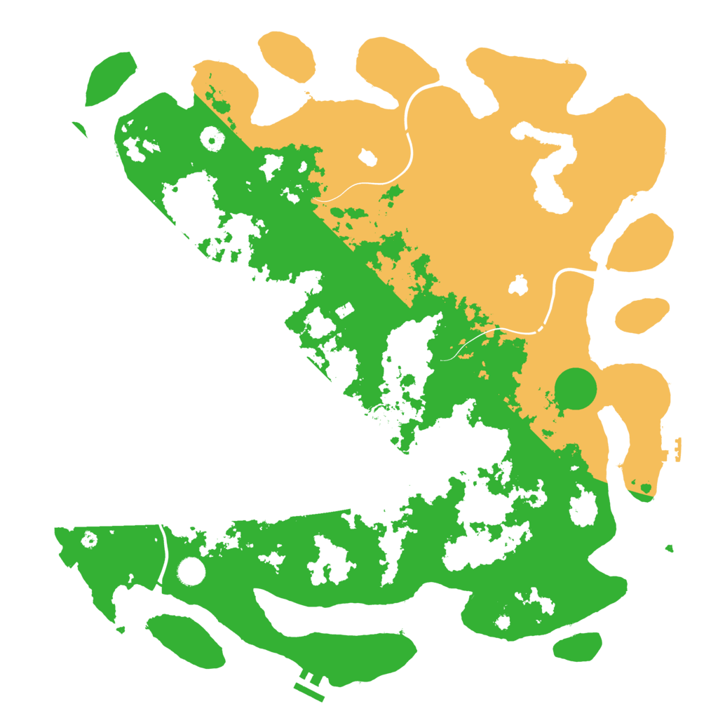 Biome Rust Map: Procedural Map, Size: 4500, Seed: 996743