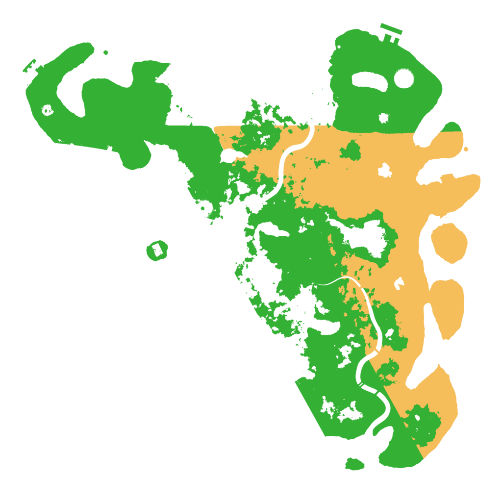 Biome Rust Map: Procedural Map, Size: 4500, Seed: 1139069