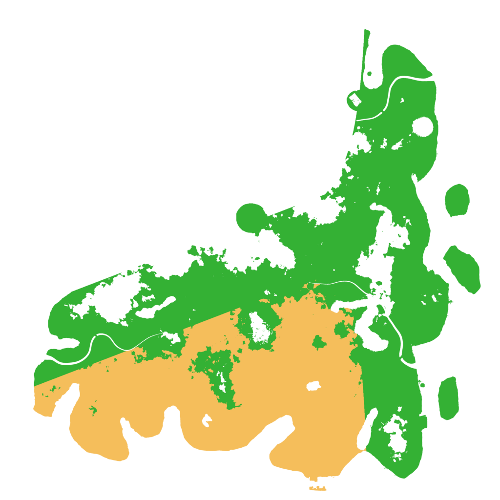 Biome Rust Map: Procedural Map, Size: 4500, Seed: 5461664