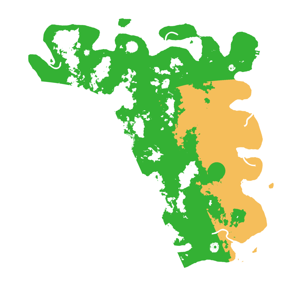 Biome Rust Map: Procedural Map, Size: 4500, Seed: 249291
