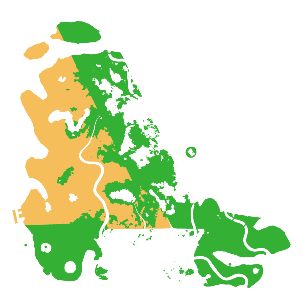 Biome Rust Map: Procedural Map, Size: 4500, Seed: 2131968